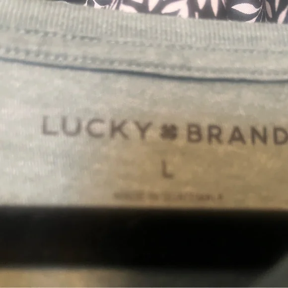 Lucky Brand Olive Graphic Tee - Picture 3 of 3